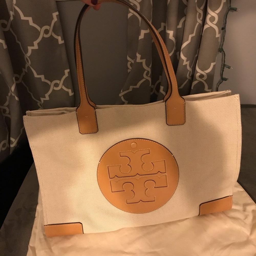 NEW! Tory Burch Ella Tote Canvas